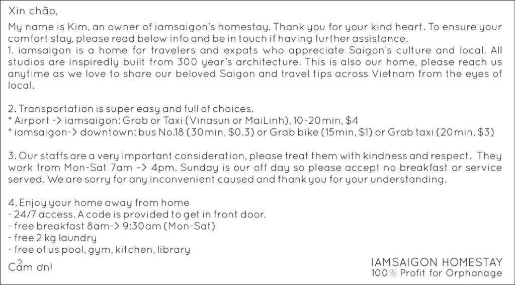 Iam Saigon Homestay ホーチミン市 エクステリア 写真